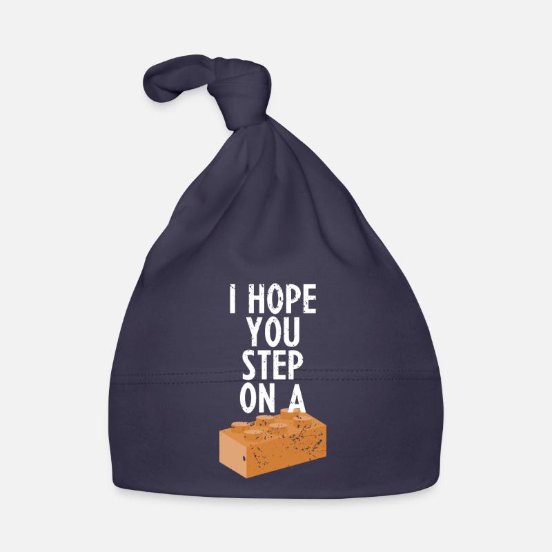 I hope you step on a block hate gift Organic Baby Cap
