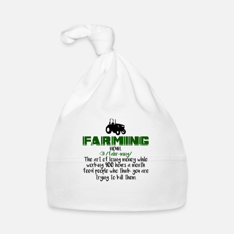Farming Definition Organic Baby Cap