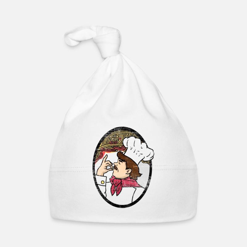 Cadeau de chef spaghetti Bonnet bio Bébé
