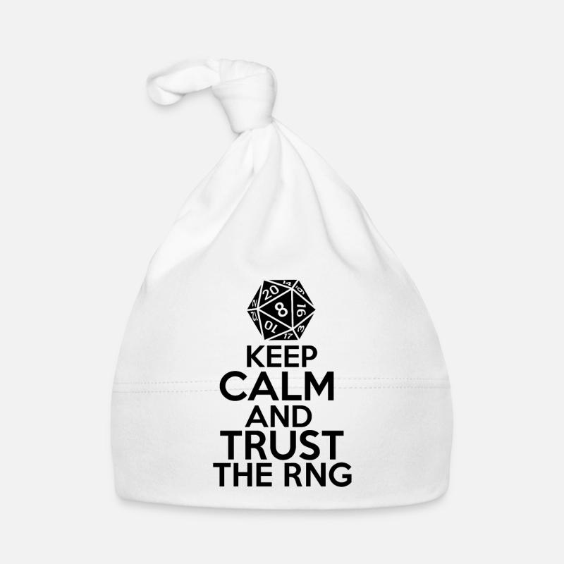 Dice RNG RPG Role-playing Dungeon Funny Gift Organic Baby Cap
