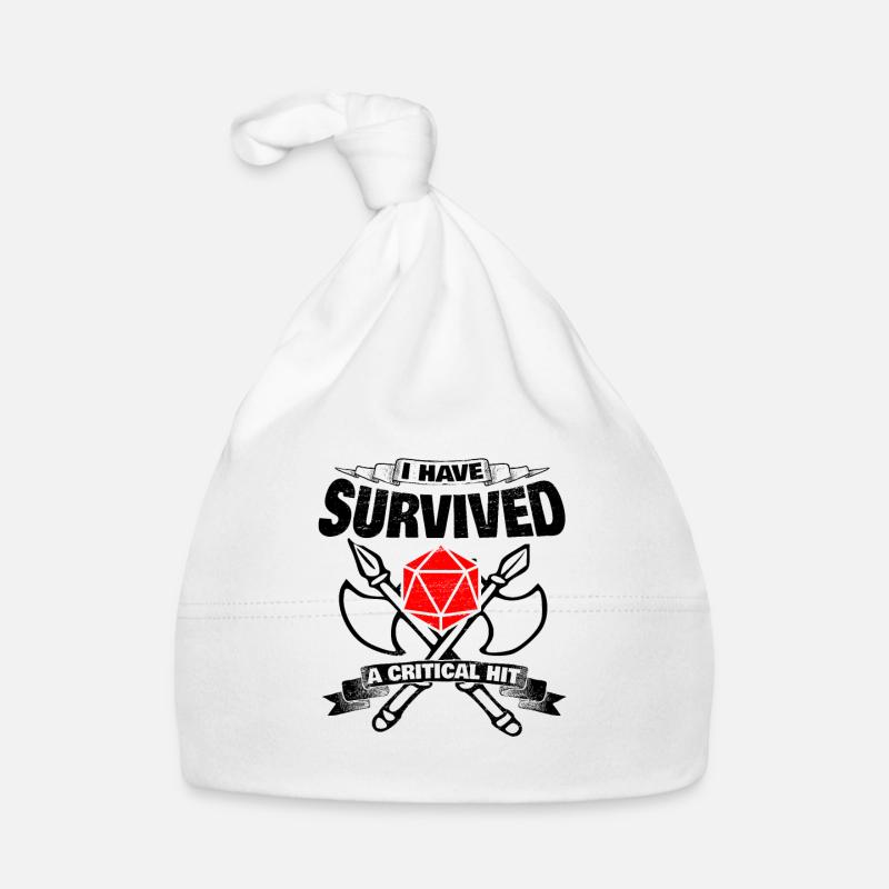 RPG Gamer Hit Axe Joke Cadeau Bonnet bio Bébé