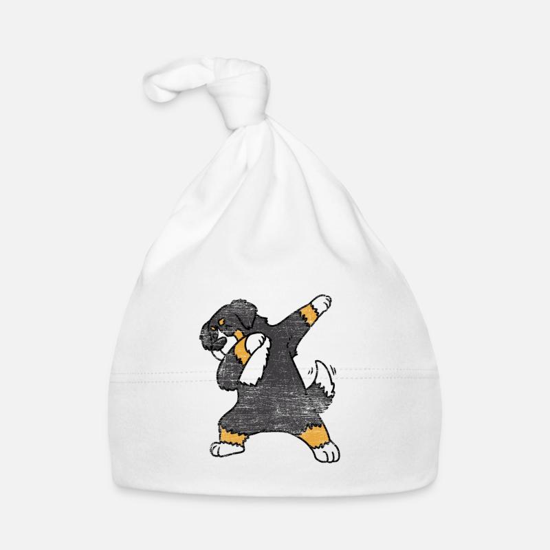 Berner Sennenhund dab Baby Bio-Mütze