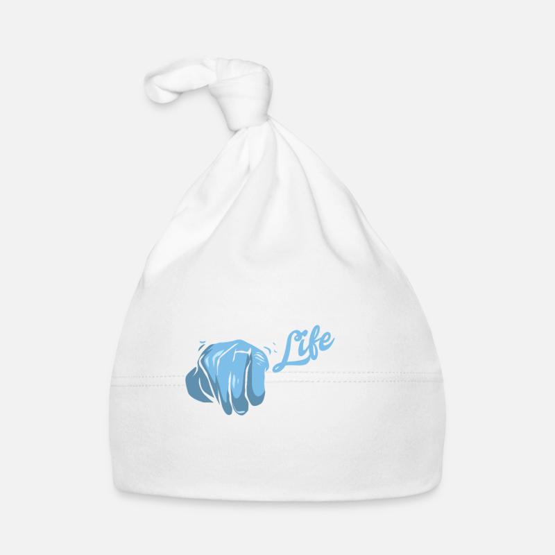 chirurgien - Bonnet bio Bébé - blanc