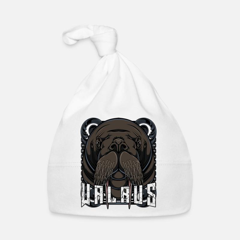 Walrus Antarctic wildlife predator wild gift Organic Baby Cap
