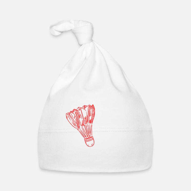 Volant de Speedminton - Bonnet bio Bébé - blanc