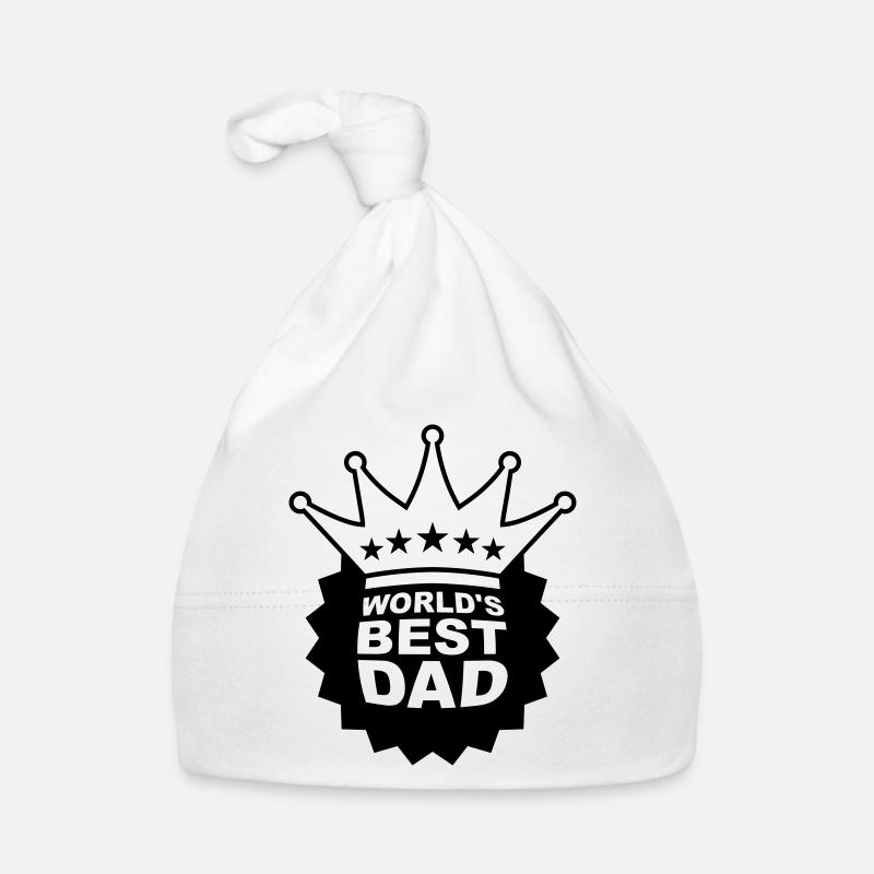 Worlds Best Dad Organic Baby Cap