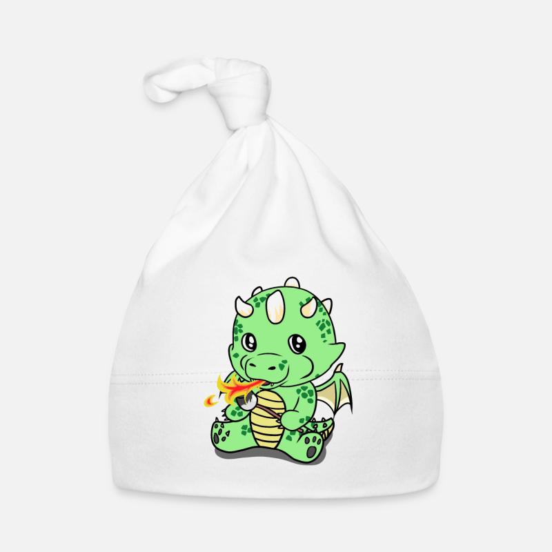 Marshmallow Drache Baby Bio-Mütze