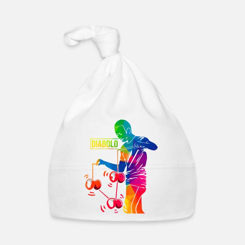 diabolo - Bonnet bio Bébé - blanc