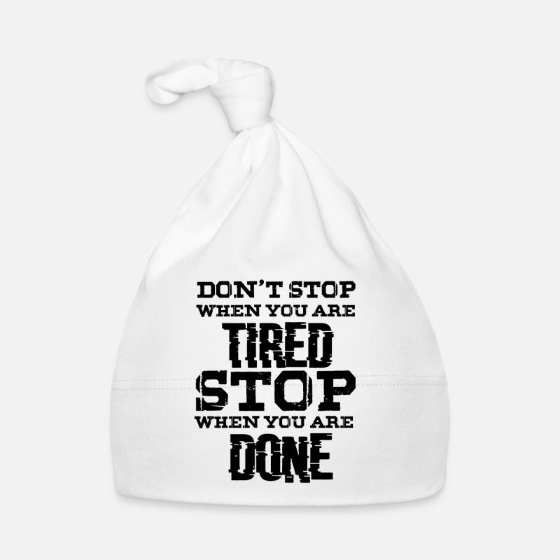 Motivation à la course de jogging Bonnet bio Bébé