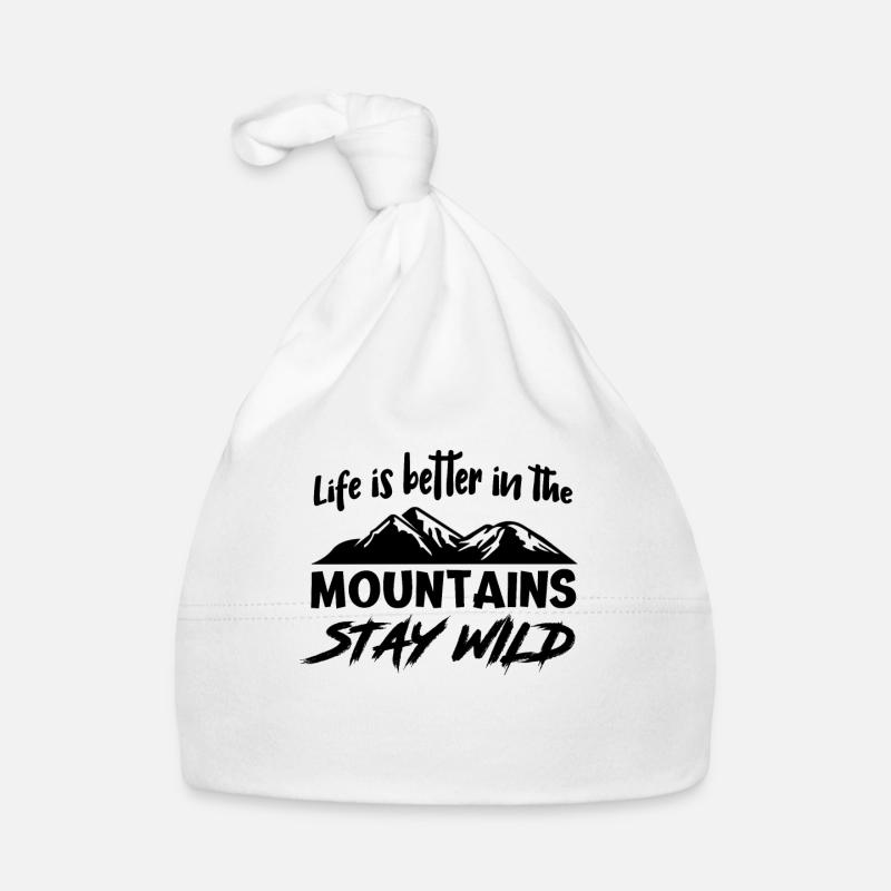 Mountains Love Organic Baby Cap