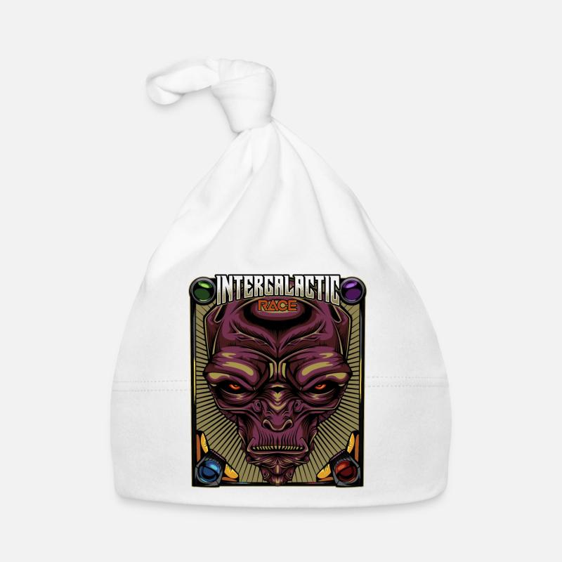 Intergalactic Race | Alien Außerirdischer Geschenk Baby Bio-Mütze
