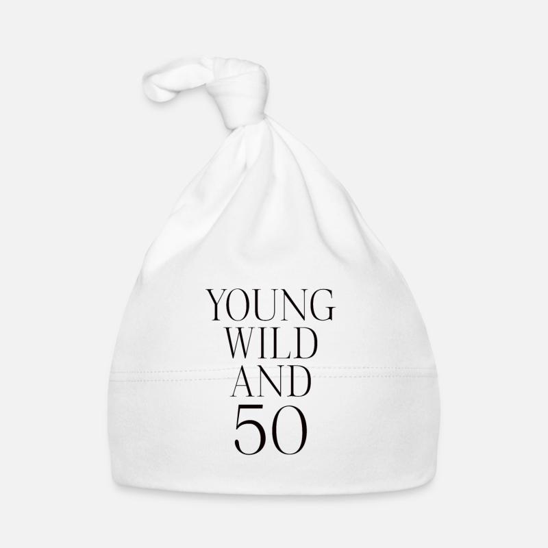 50th birthday Organic Baby Cap