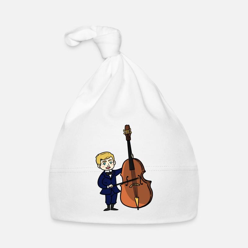 Kontrabass Kind Baby Bio-Mütze
