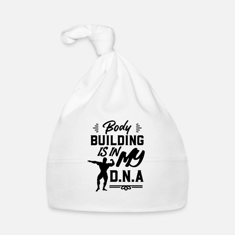 Muscle Team Bodybuilder Bodybuilder Bodybuilding Organic Baby Cap