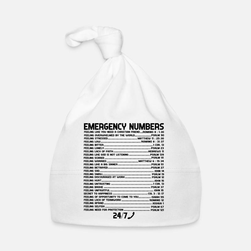Appel d’urgence & La foi chrétienne Bonnet bio Bébé