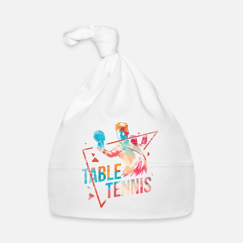 Table tennis polygon gift Organic Baby Cap
