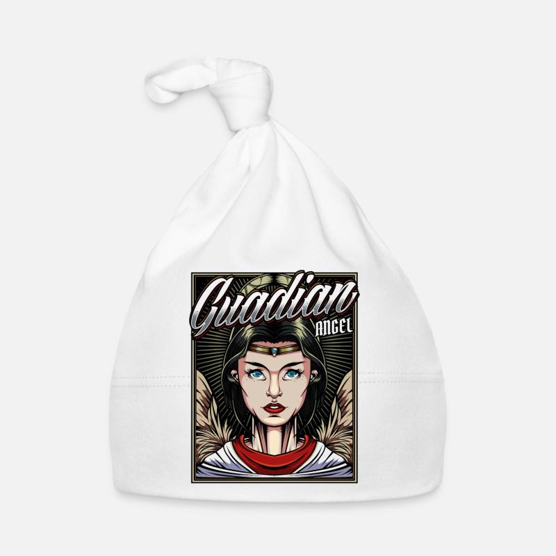Schutzengel Engel Seraphim Heilig Himmel Geschenk Baby Bio-Mütze
