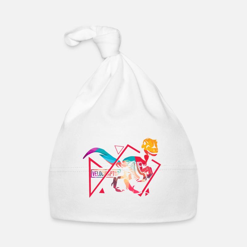 Velociraptor Polygon Baby Bio-Mütze