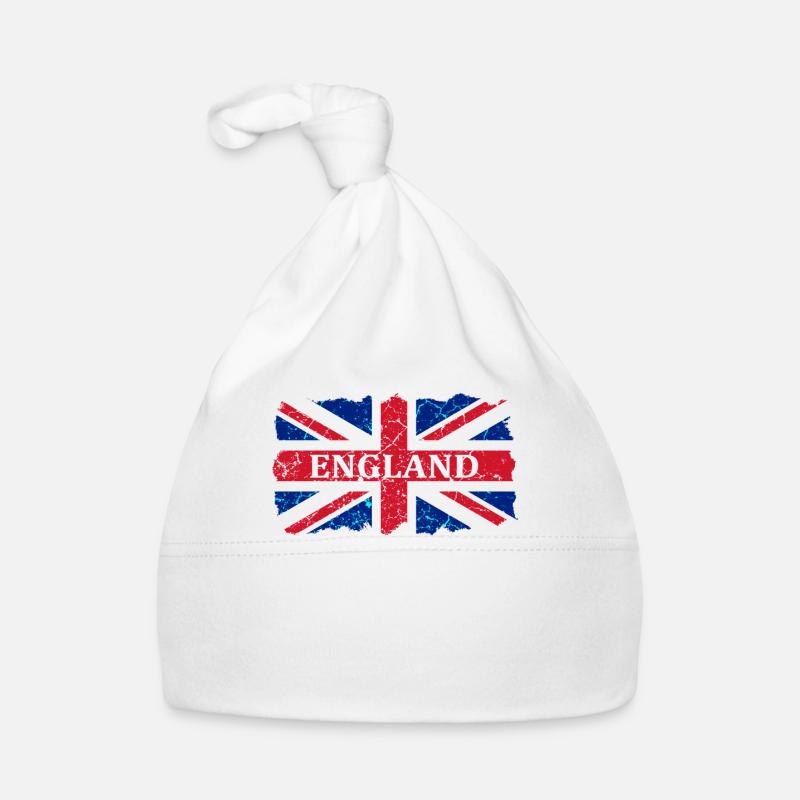 Drapeau angleterre Bonnet bio Bébé