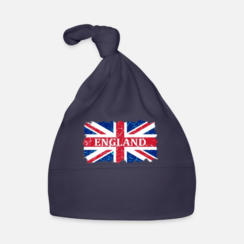 Drapeau angleterre Bonnet bio Bébé