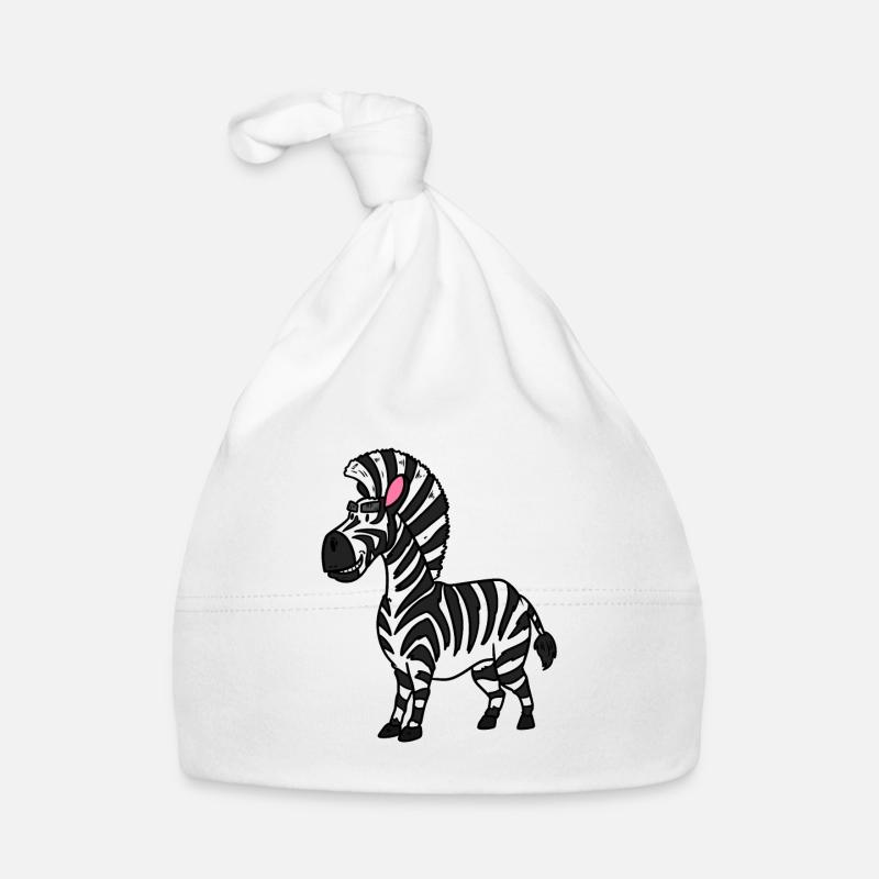 Zebra Baby Bio-Mütze