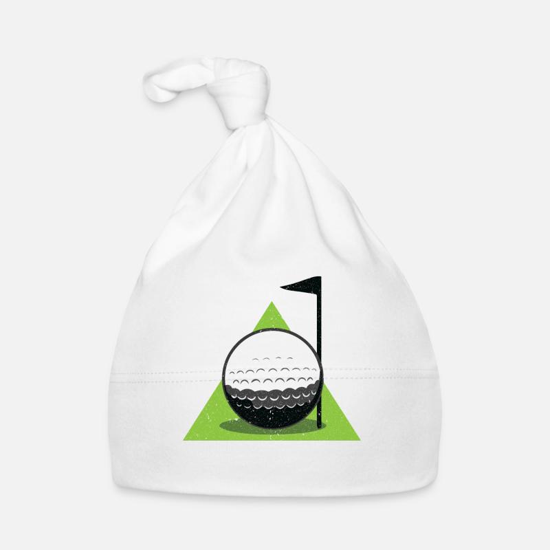 Drapeau de balle de golf golf Bonnet bio Bébé
