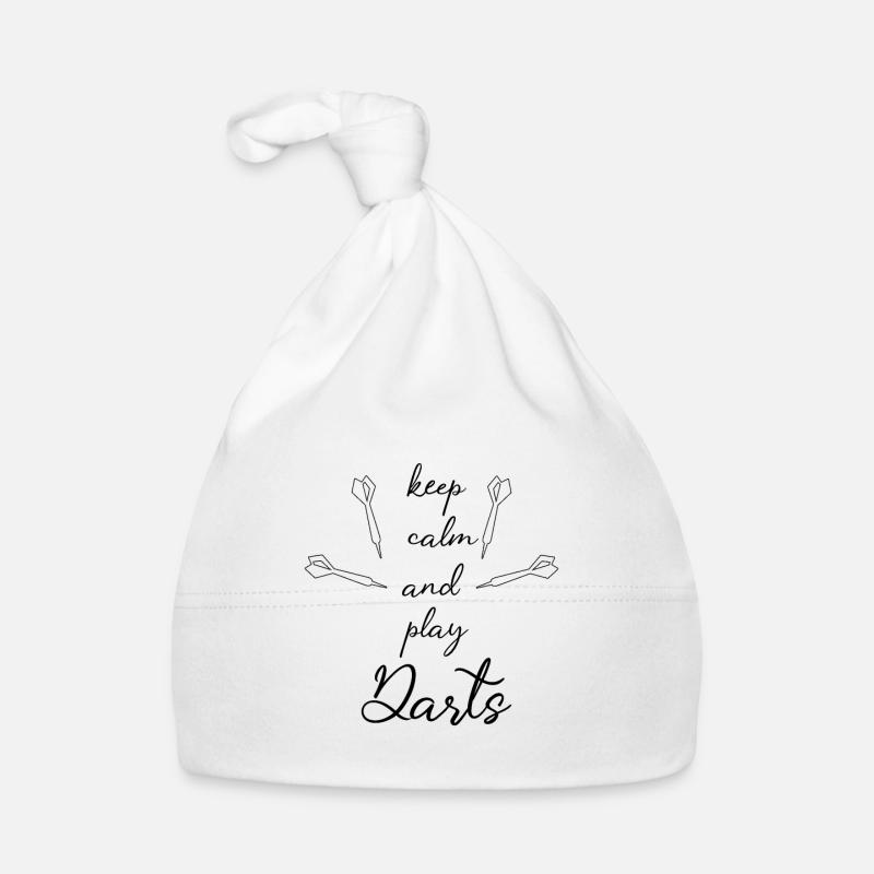 Fléchettes Fléchettes Fléchettes - Bonnet bio Bébé - blanc