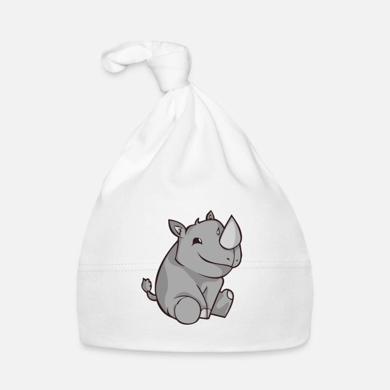 Chibi Comic Nashorn Kawaii Niedlich Geschenk Baby Bio-Mütze