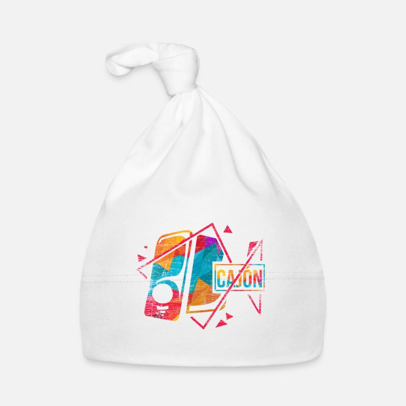 cajón - Organic Baby Cap - white