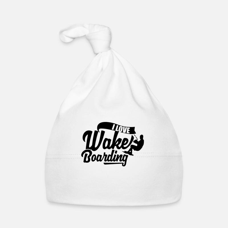 Wakeboard Wakeboard Wakeboard Wakeboard - Bonnet bio Bébé - blanc