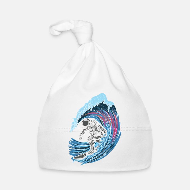 Astronaute surfeur élégant espace extérieur Bonnet bio Bébé