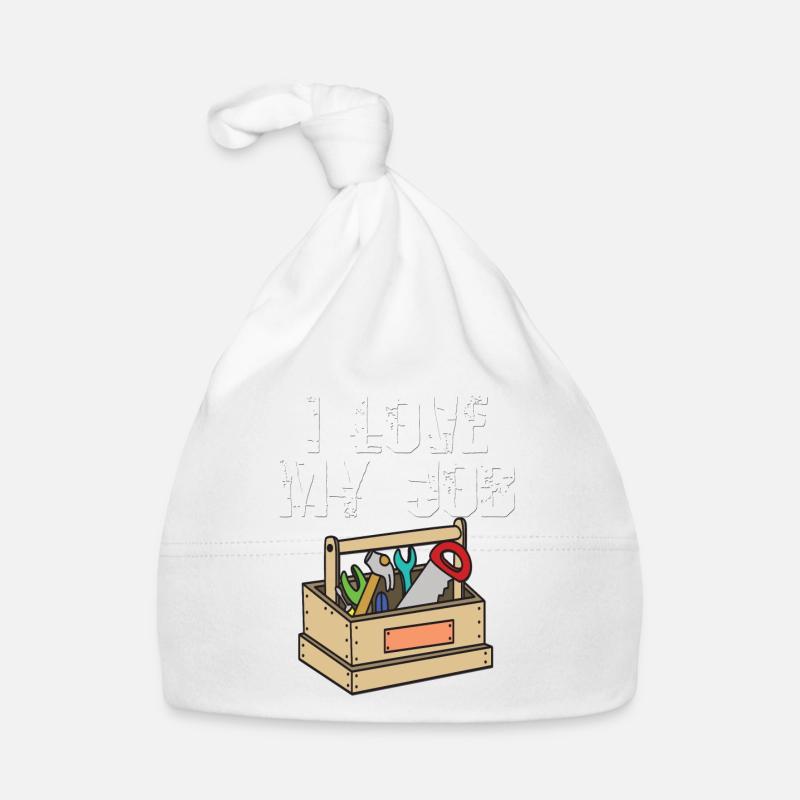 Awesome & Trendy Tshirt Designs Carpenter Love my Baby Bio-Mütze