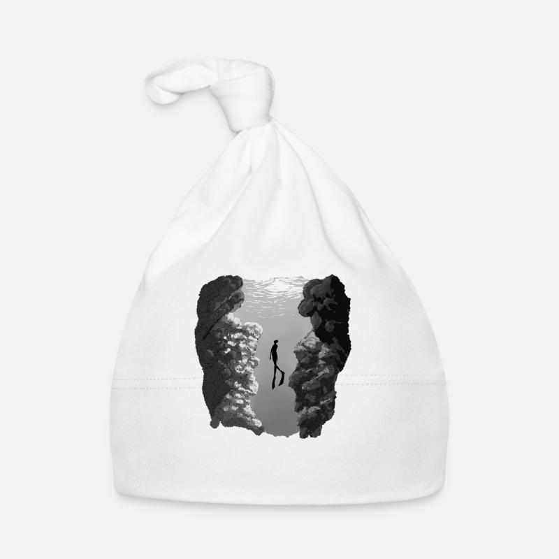 Dive Underwater Snorkel Divers Gift Idea Organic Baby Cap