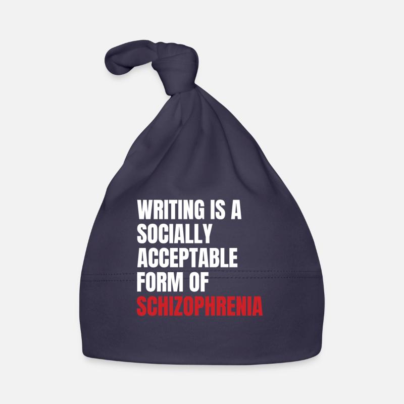 Sensibilisation à la schizophrénie TShirt Design Writing Bonnet bio Bébé