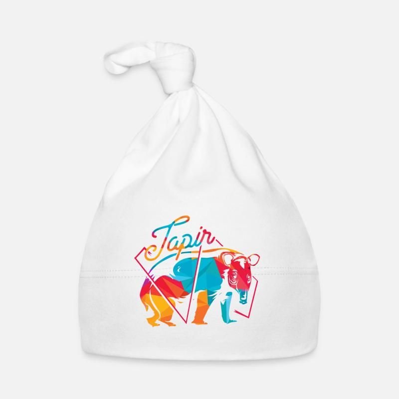 Tapire Polygon Baby Bio-Mütze