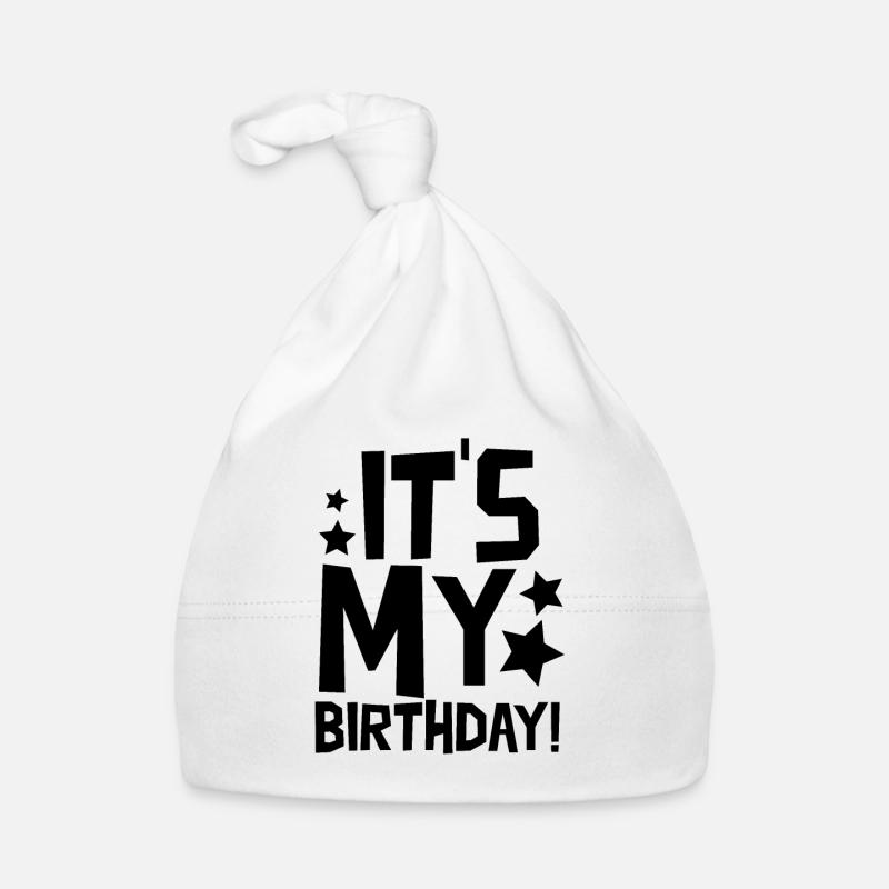 C’est mon anniversaire Bonnet bio Bébé