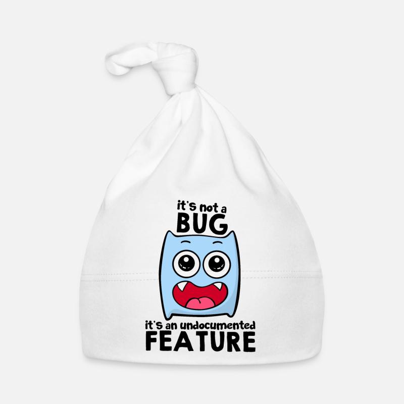 Programmierer - Baby Bio-Mütze - Weiß