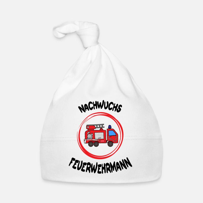 pompier cadeau pompier junior Bonnet bio Bébé