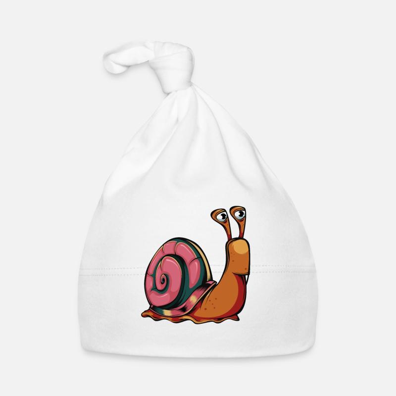 Comic Schnecke Baby Bio-Mütze