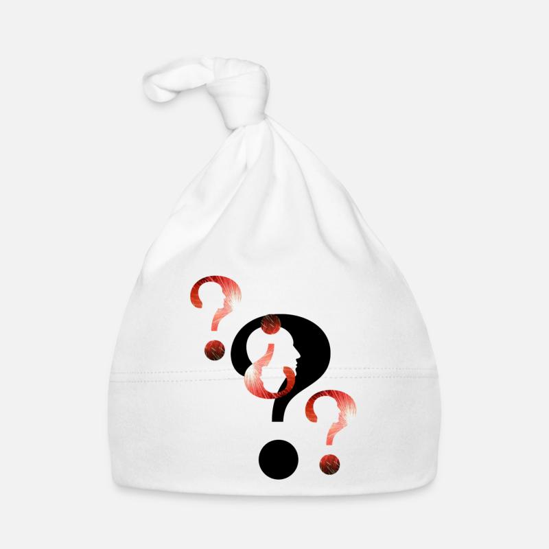 Question mark Fireworks Organic Baby Cap