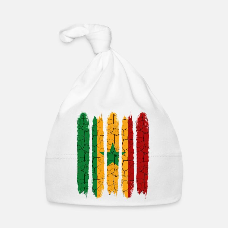 République du Sénégal Cool Flag Modern Dakar Gift Bonnet bio Bébé