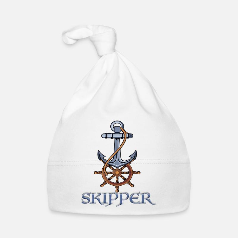 Skipper - Baby Bio-Mütze - Weiß