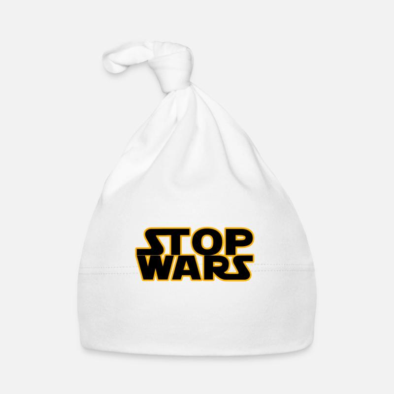 ARRETER LES GUERRES Bonnet bio Bébé