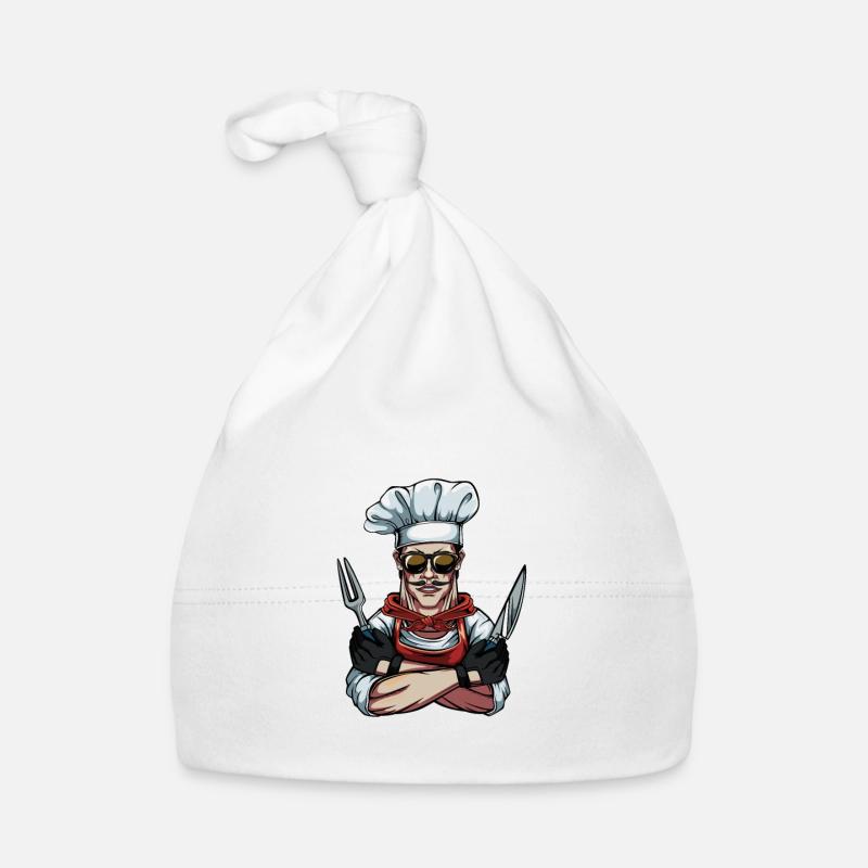 Cool Chef Chefkoch Köche Kochmütze Baby Bio-Mütze