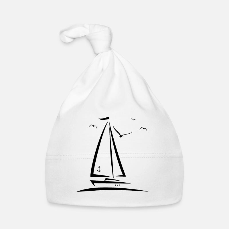 Sailing yachting - design Organic Baby Cap