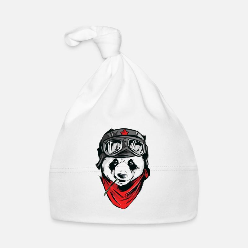 Pilote panda Bonnet bio Bébé