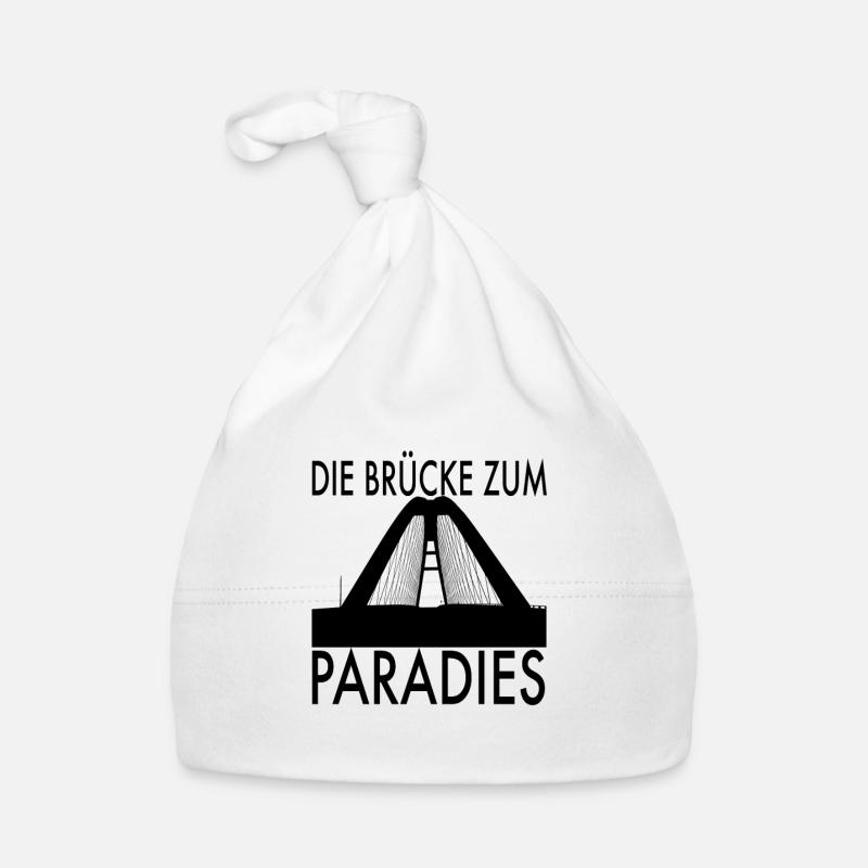 Fehmarn Island Bridge Sund Bridge Organic Baby Cap