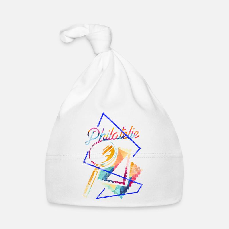 Philatélie cadeau polygone Bonnet bio Bébé
