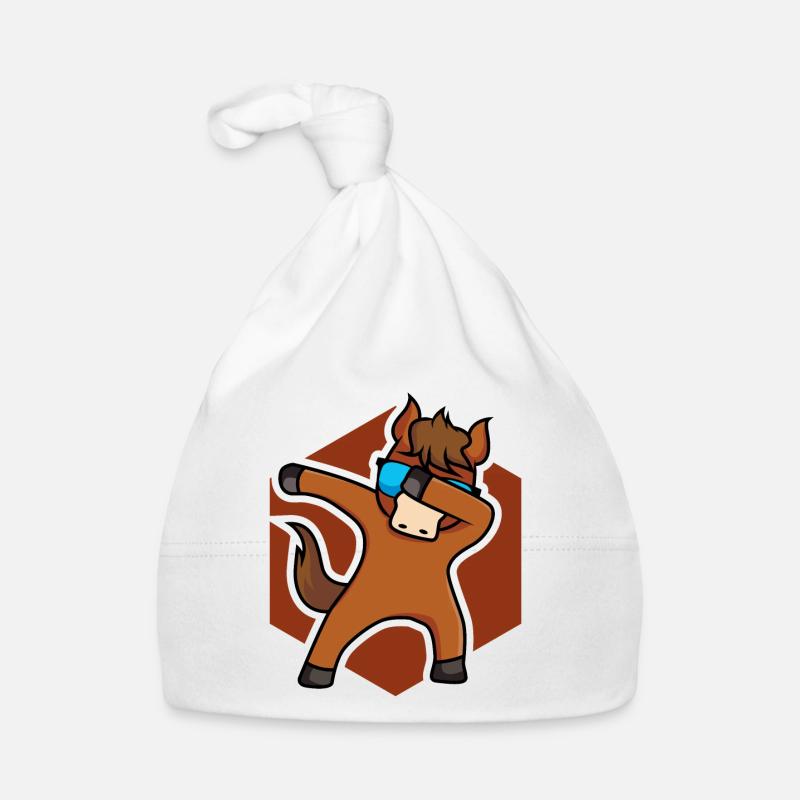 Tanzendes Pferdchen Baby Bio-Mütze