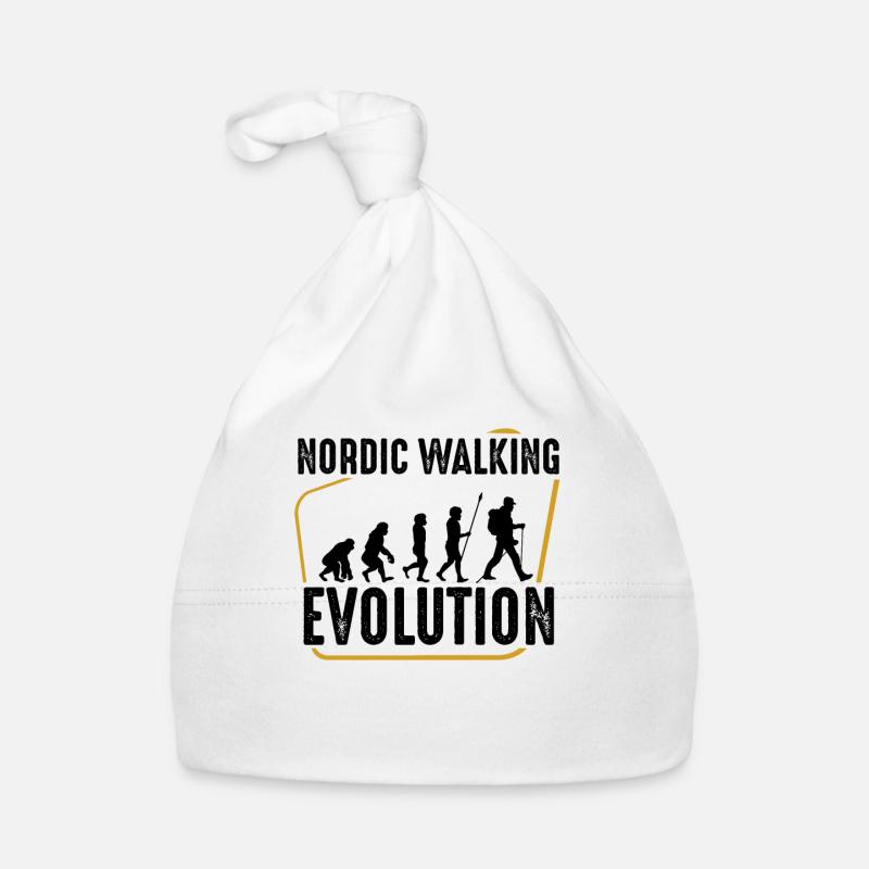 Marche nordique - Bonnet bio Bébé - blanc